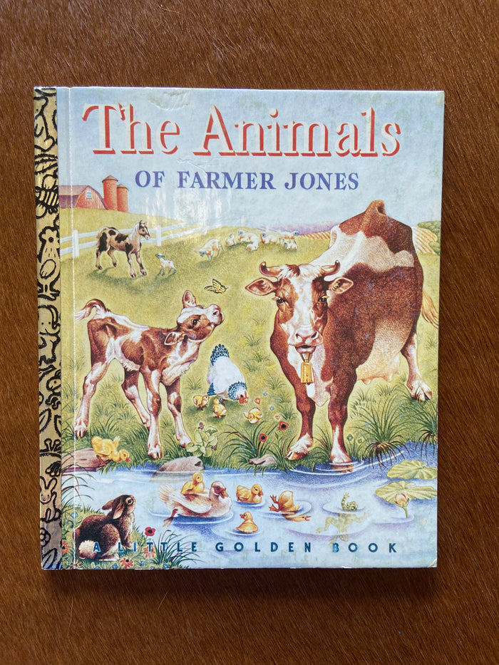Vintage Little Golden Book The Animals Of Farmer Jones Commemorative 50th Anniversary Edition - Deer Creek Mercantile