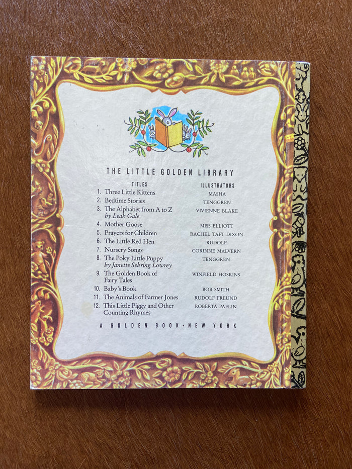 Vintage Little Golden Book The Animals Of Farmer Jones Commemorative 50th Anniversary Edition - Deer Creek Mercantile