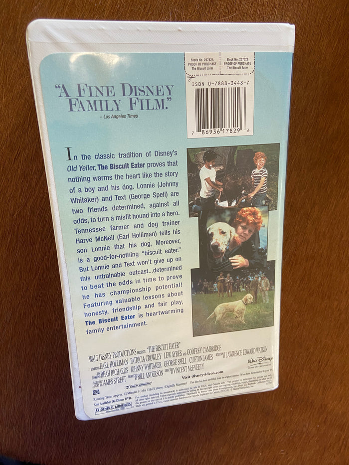 Vintage The Biscuit Eater VHS - Deer Creek Mercantile