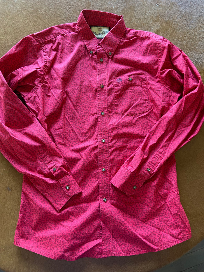 Vintage Wrangler Red Paisley Shirt *Youth Girls XXL - Deer Creek Mercantile