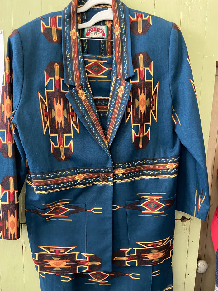 Vintage Women's Western Blazer Set Pine Cove Size 14 - Deer Creek Mercantile