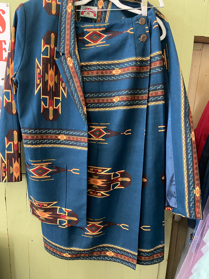 Vintage Women's Western Blazer Set Pine Cove Size 14 - Deer Creek Mercantile