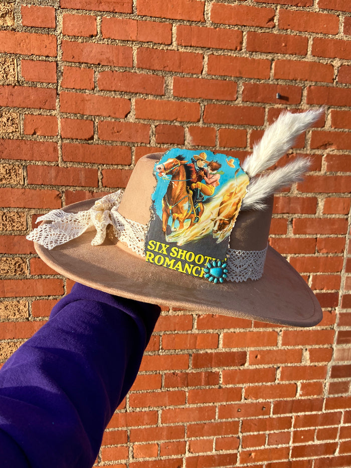 The Six Shooter Custom Western Fedora Hat - Deer Creek Mercantile