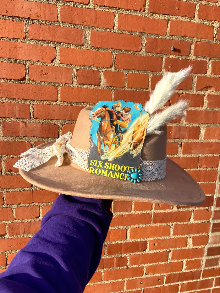 The Six Shooter Custom Western Fedora Hat - Deer Creek Mercantile