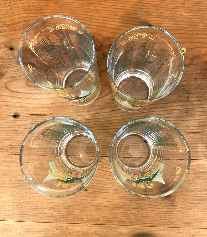 2019 Kentucky Derby Glasses Set/4 - Deer Creek Mercantile