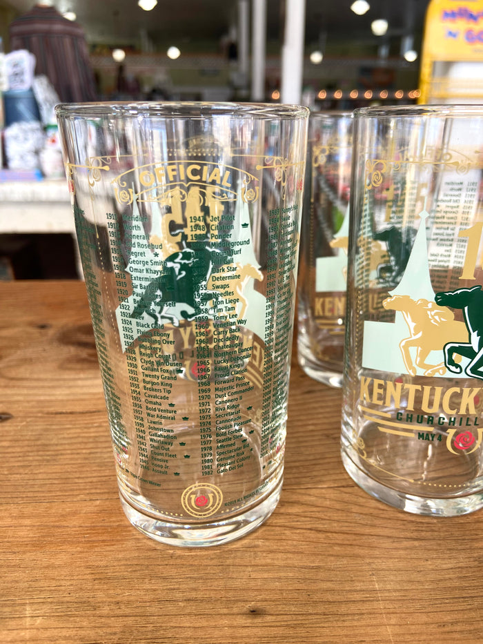 2019 Kentucky Derby Glasses Set/4 - Deer Creek Mercantile