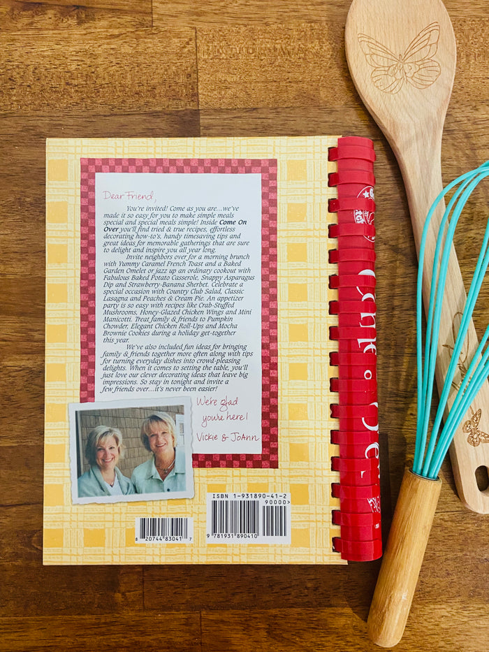 Vintage Gooseberry Patch Cookbook Come On Over - Deer Creek Mercantile