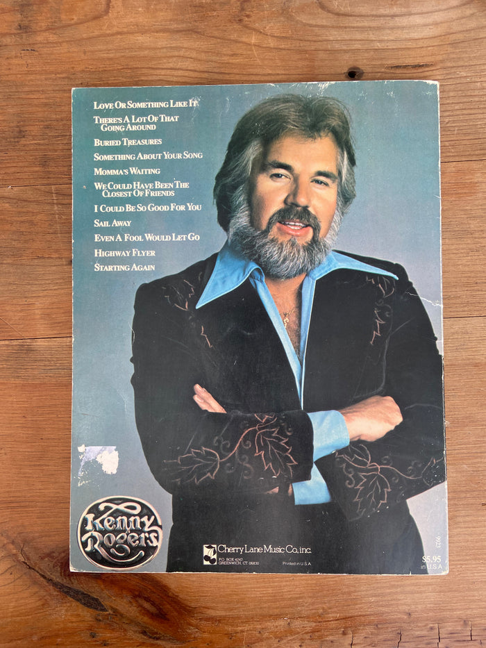 Vintage Kenny Rogers Love Or Something Like It Song Book - Deer Creek Mercantile