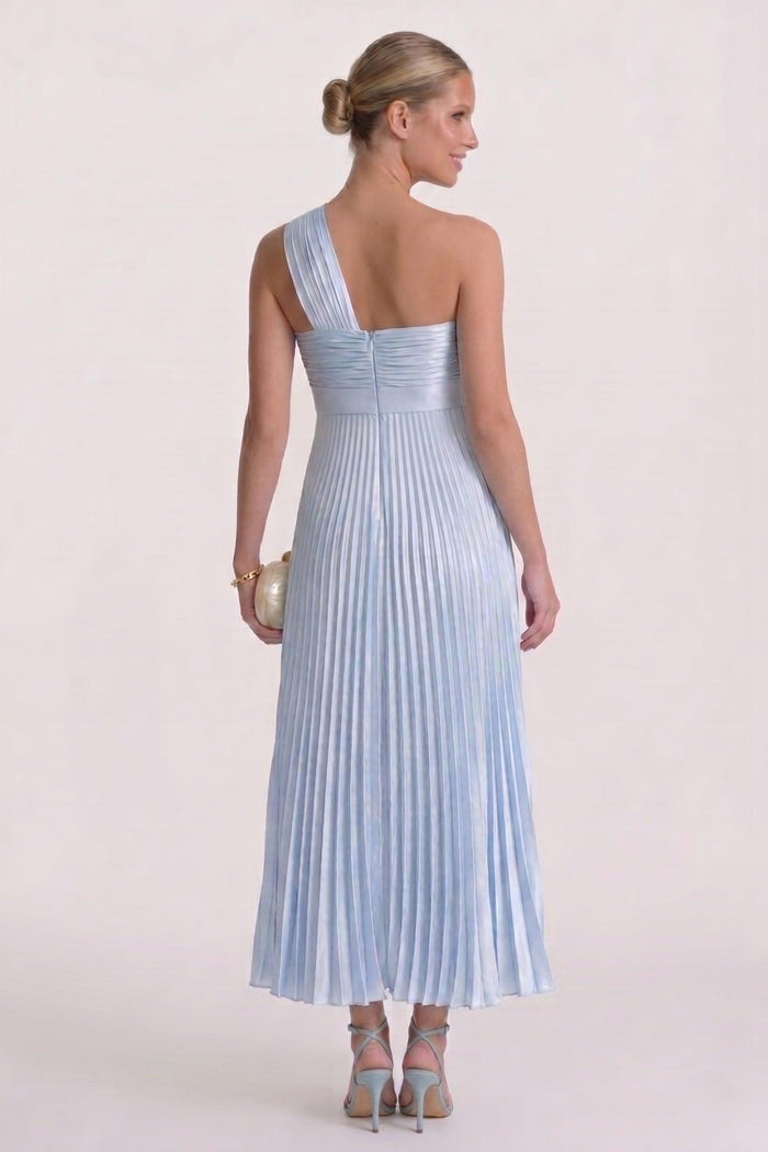 A-Line Ankle Length Chiffon Wedding Guest Dress CG0324