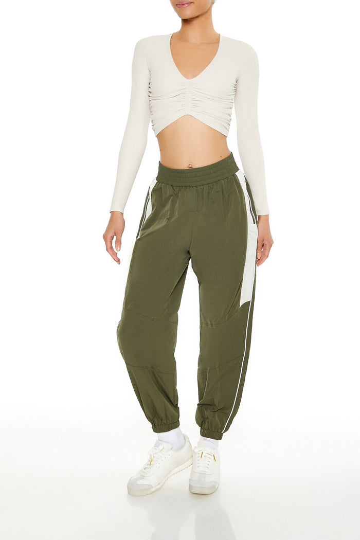 Active Ruched Crop Top