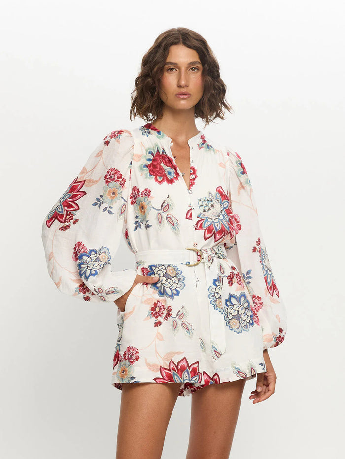 Adriana Romper - White