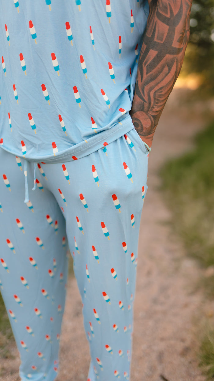 Adult Jogger Set In Blue Popsicles