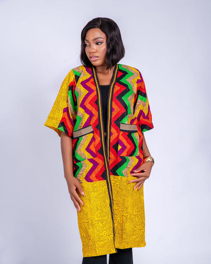 Adwoa Women's African Print Kimono