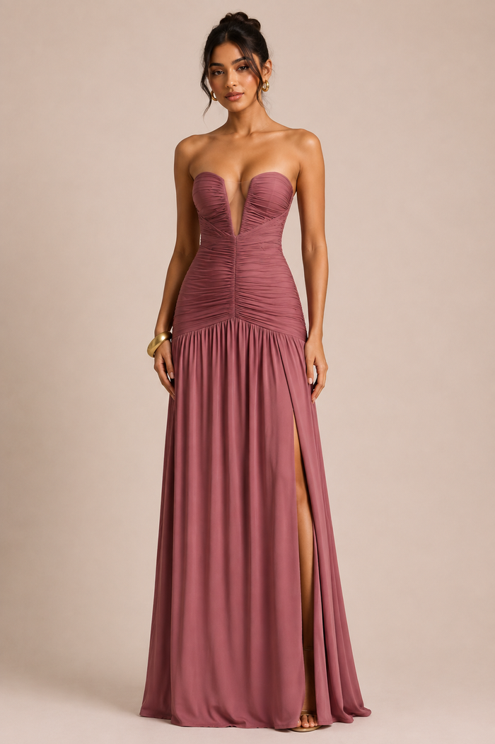 Aelix Maxi Dress - Pink