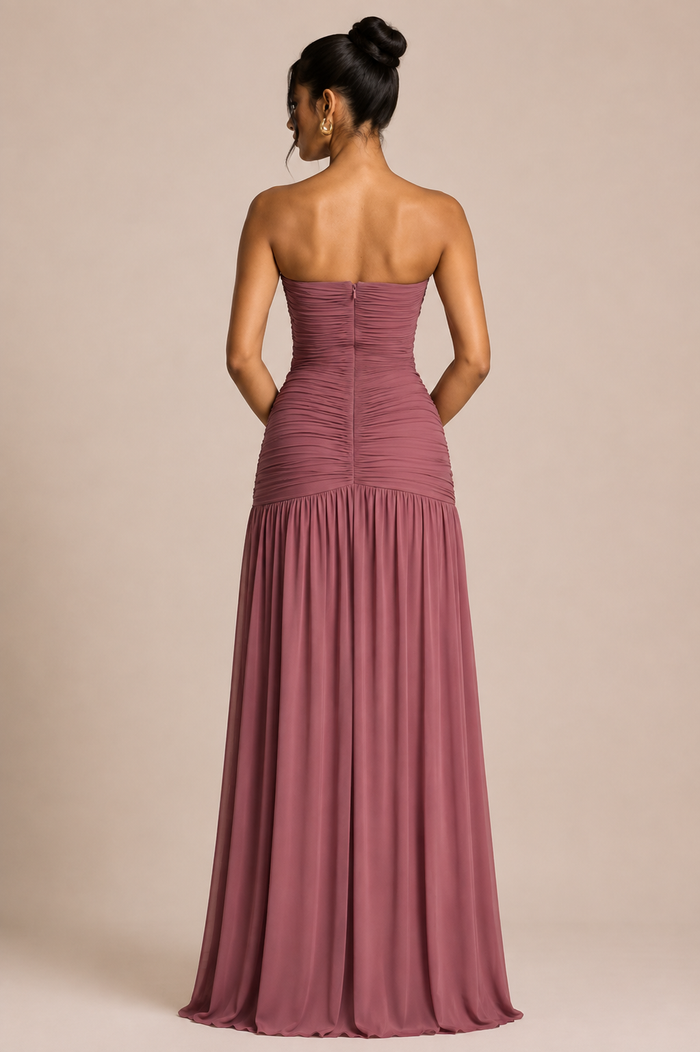 Aelix Maxi Dress - Pink