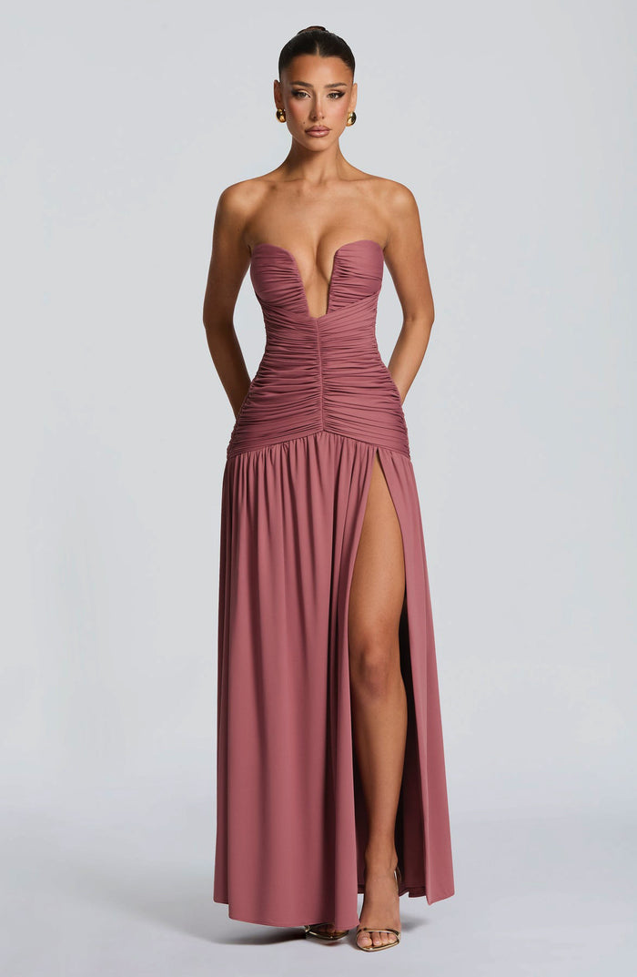 Aelix Maxi Dress - Pink