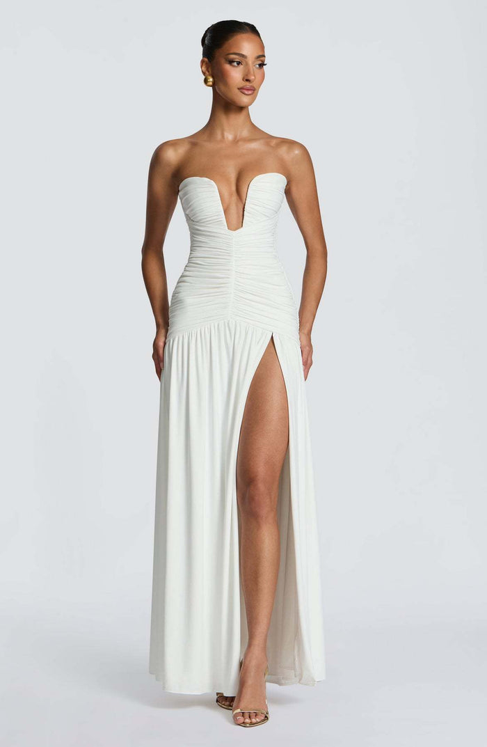 Aelix Maxi Dress - White