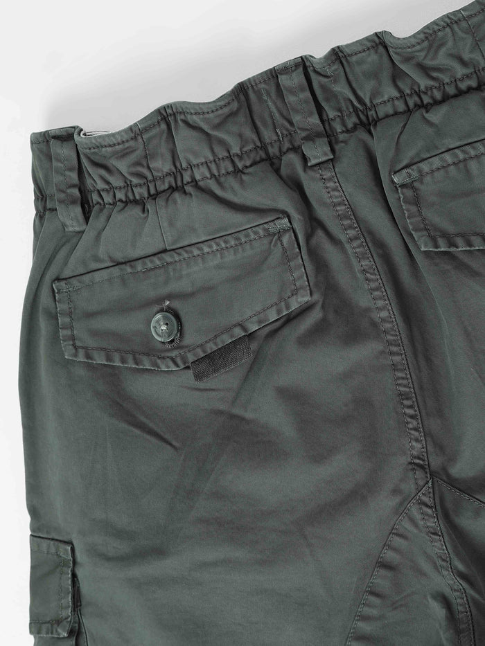 Sage Green Cargo Pants for Men detail view - Aero Nord Cargo Pant by Italian Colony