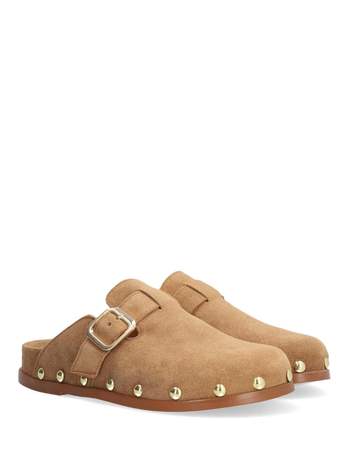 Alpe Closed Toe Suede Slider