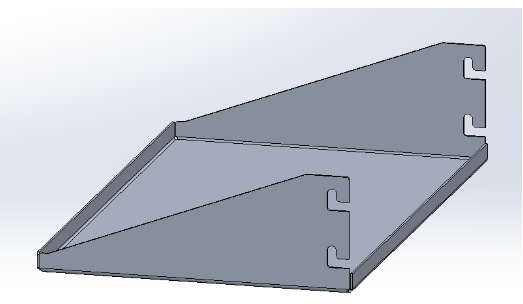 Aluminess Storage Box Shelf