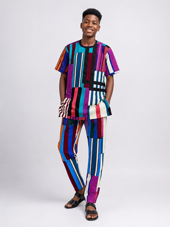 Amani Mosaic Teen Ankara Set