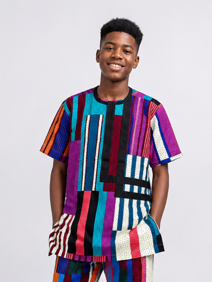 Amani Mosaic Teen Ankara Set
