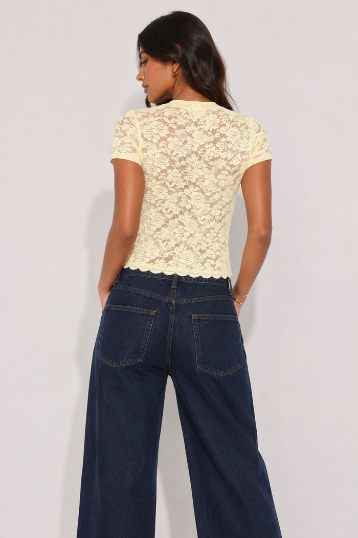 Amira Top - Yellow