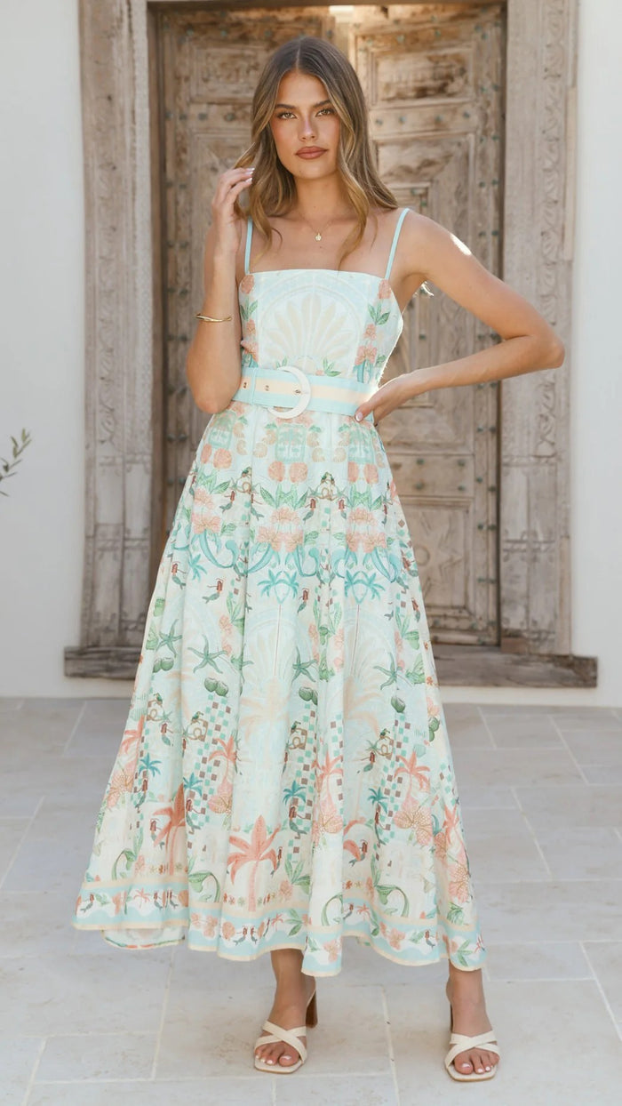 Arden Maxi Dress - Light Blue