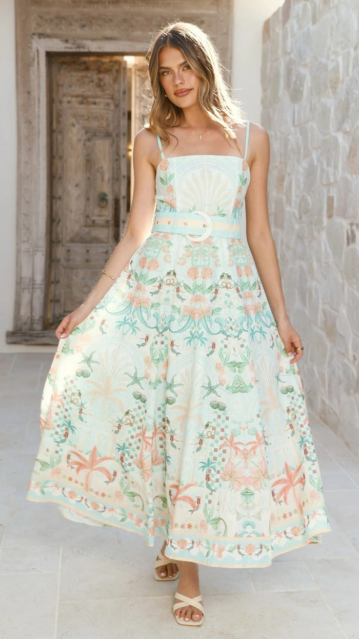 Arden Maxi Dress - Light Blue