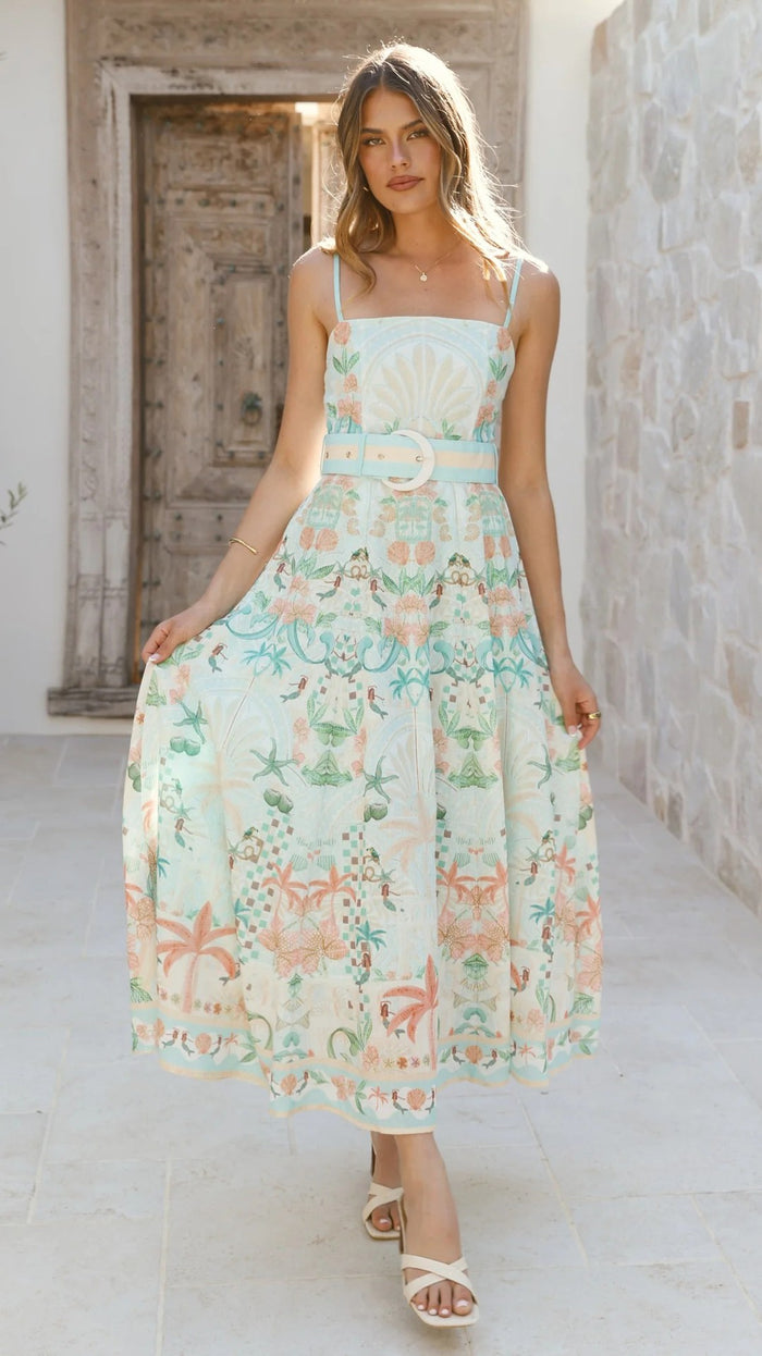 Arden Maxi Dress - Light Blue