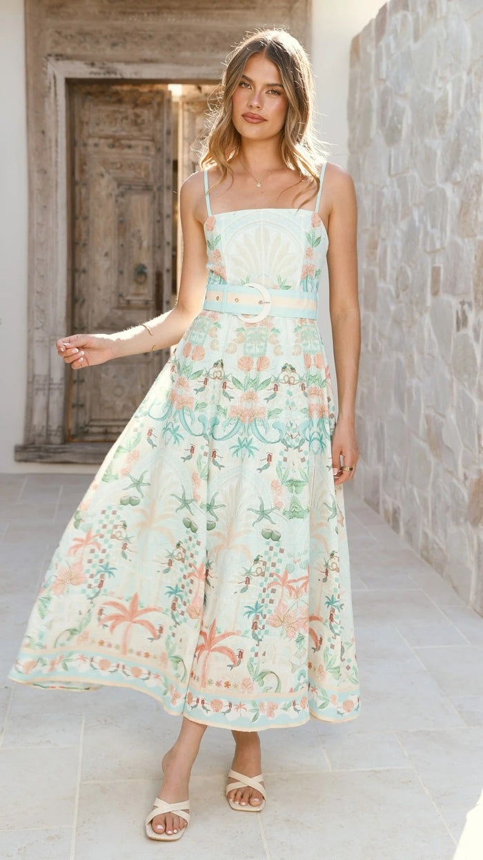 Arden Maxi Dress - Light Blue