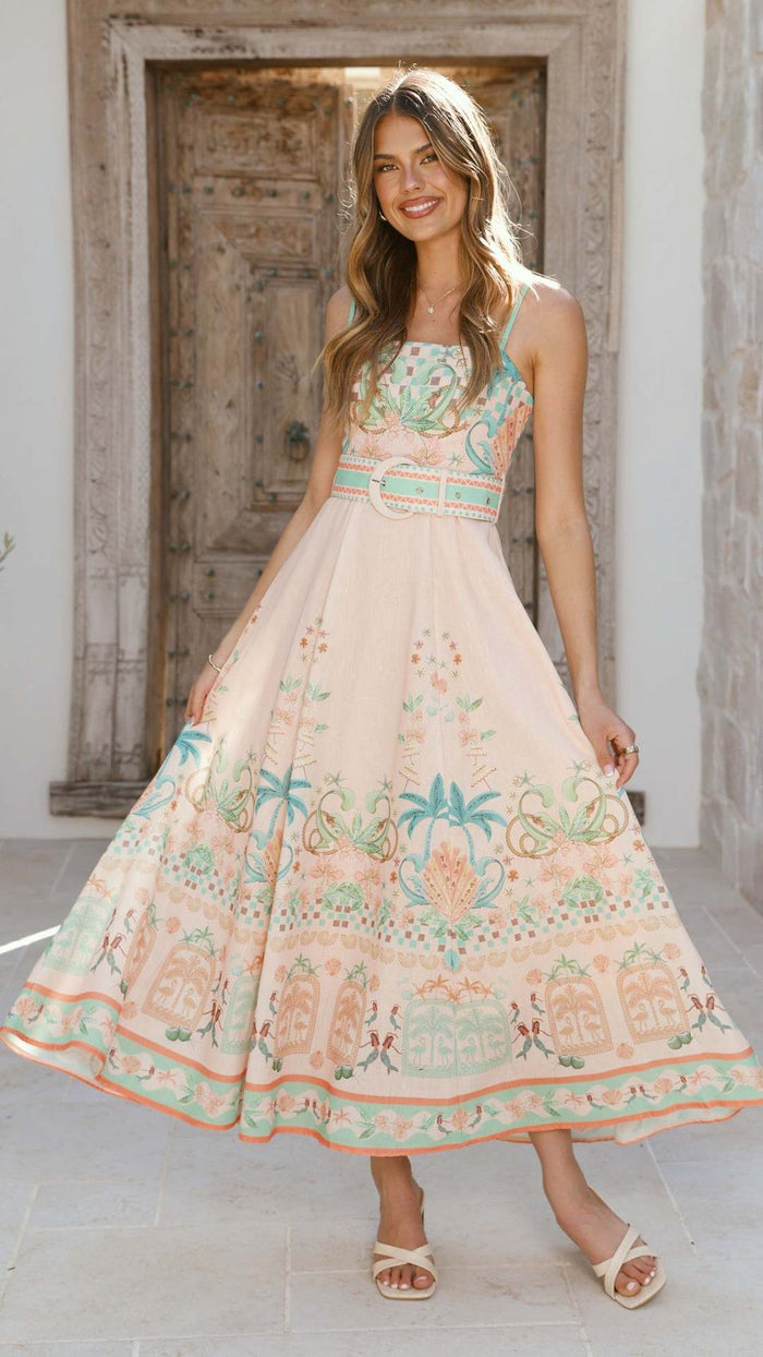 Arden Maxi Dress - Pink