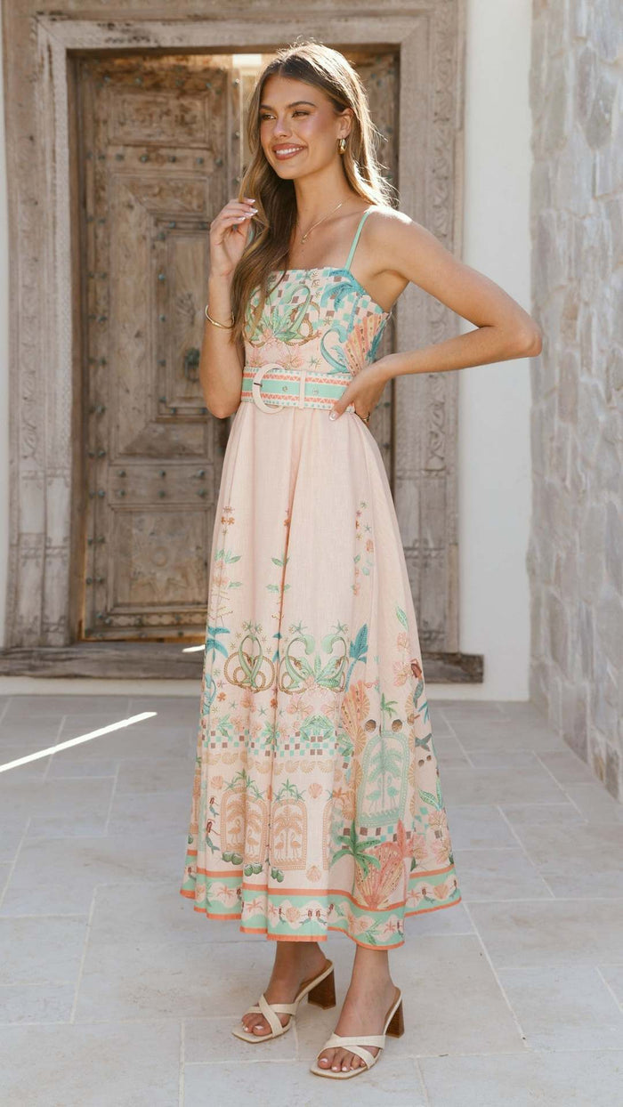 Arden Maxi Dress - Pink
