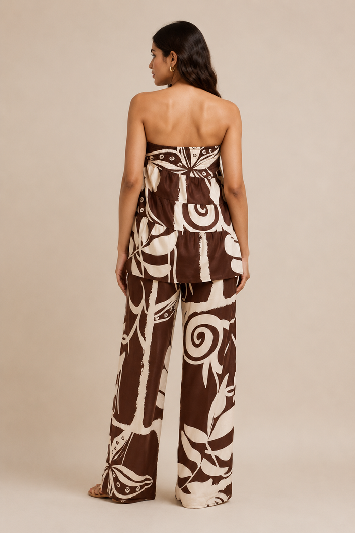 Aria Co ord Set - Brown