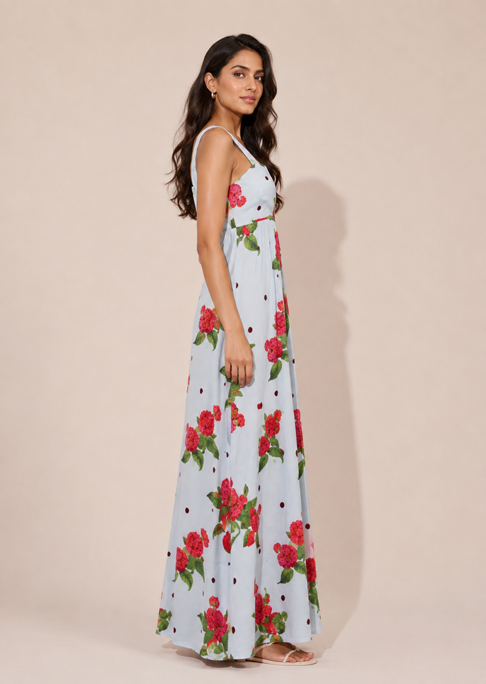Arla Maxi Dress - Blue