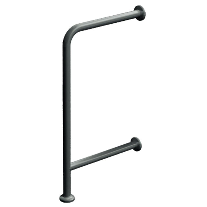 ASI 3875 Grab Bar Wall to Floor Snap Flange 18" x 33" - Satin - Prestige Distribution
