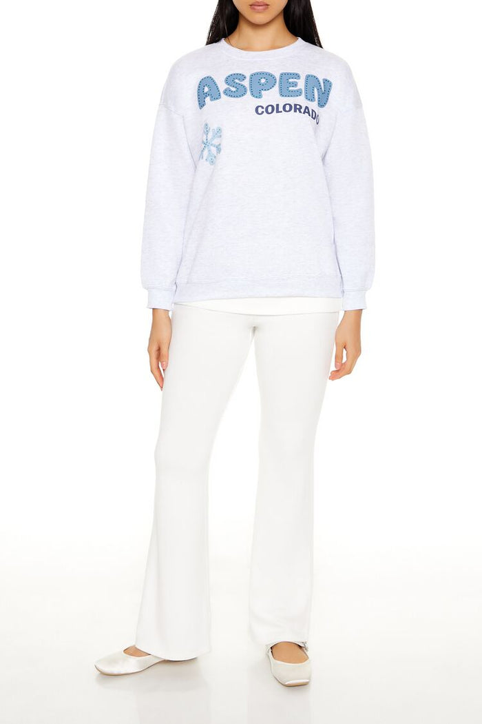 Aspen Colorado Rhinestone Pullover