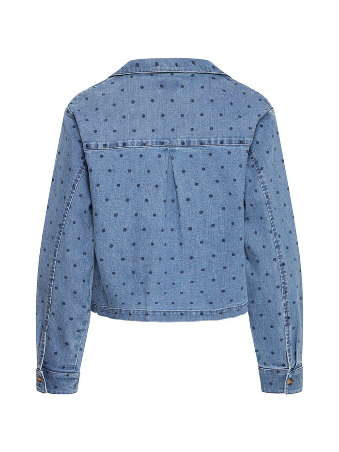 Atelier Reve Ircaroline Spotty Medium Blue Jacket