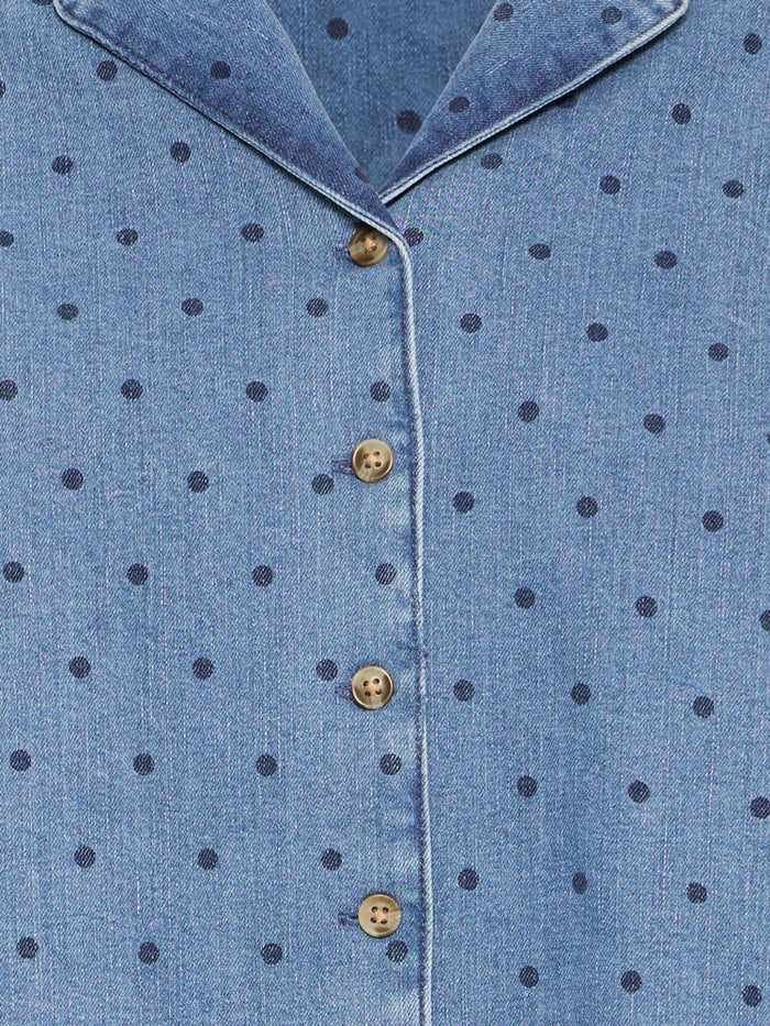 Atelier Reve Ircaroline Spotty Medium Blue Jacket