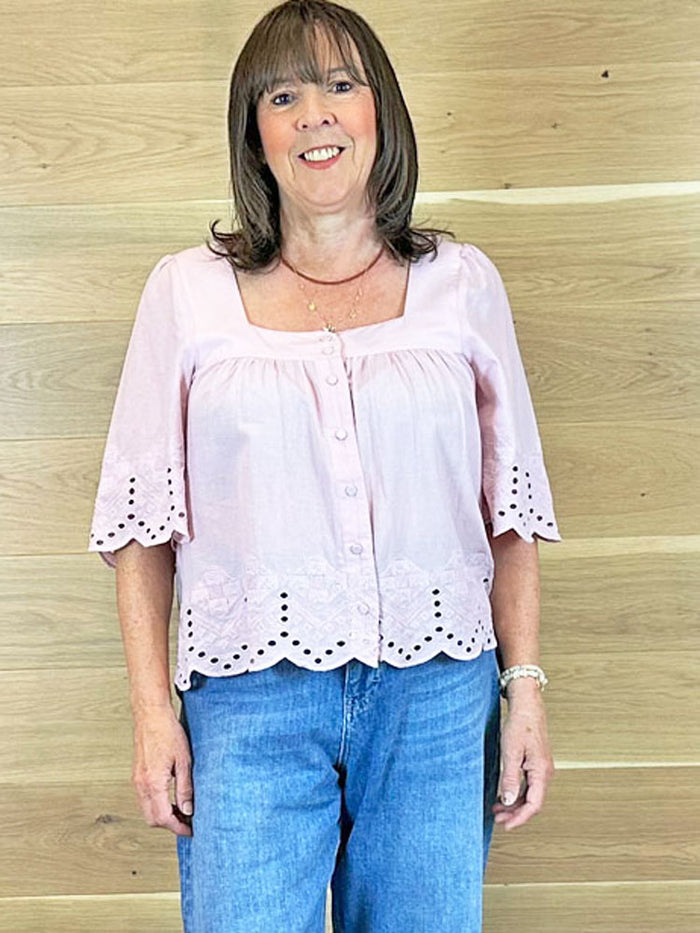 Atelier Reve Ireverly Blouse Dawn Pink