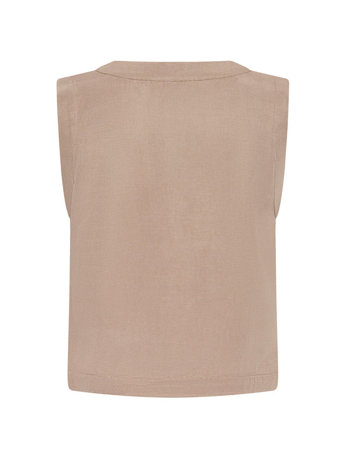 Atelier Reve Irtango Waistcoat Caribou Brown