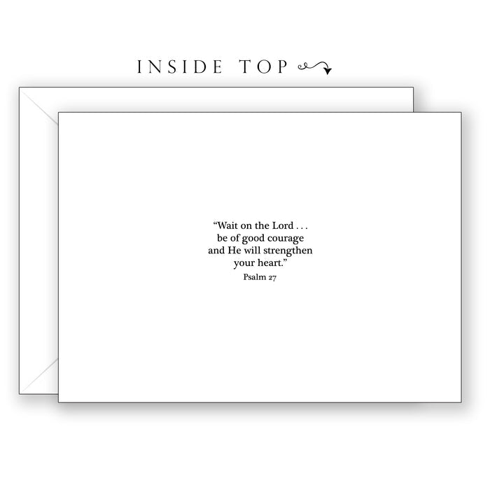 Autumn Afternoon (Psalm 27) - Sympathy Card