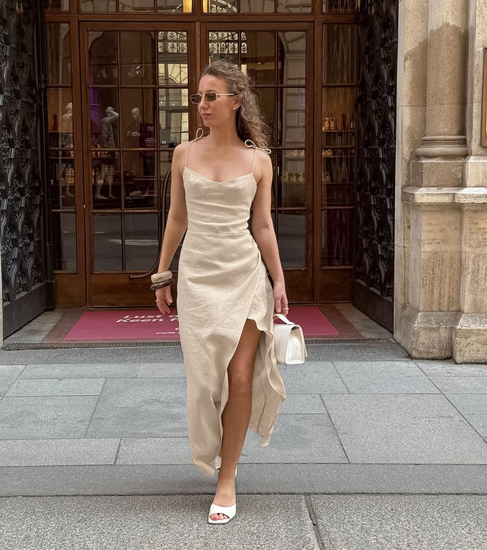 Avela Maxi Dress - Khaki