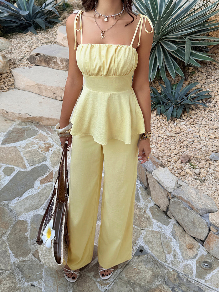 Avora Co ord Set - Yellow