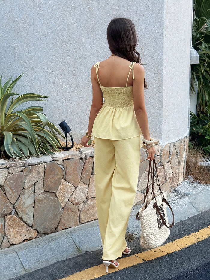 Avora Co ord Set - Yellow
