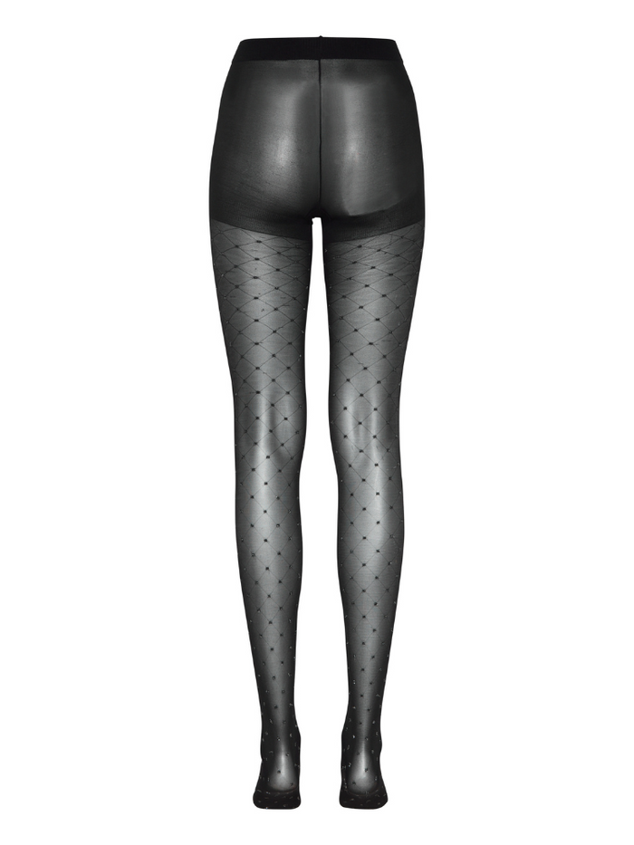 B Young Bavilsa Glitter Tights Black Mix