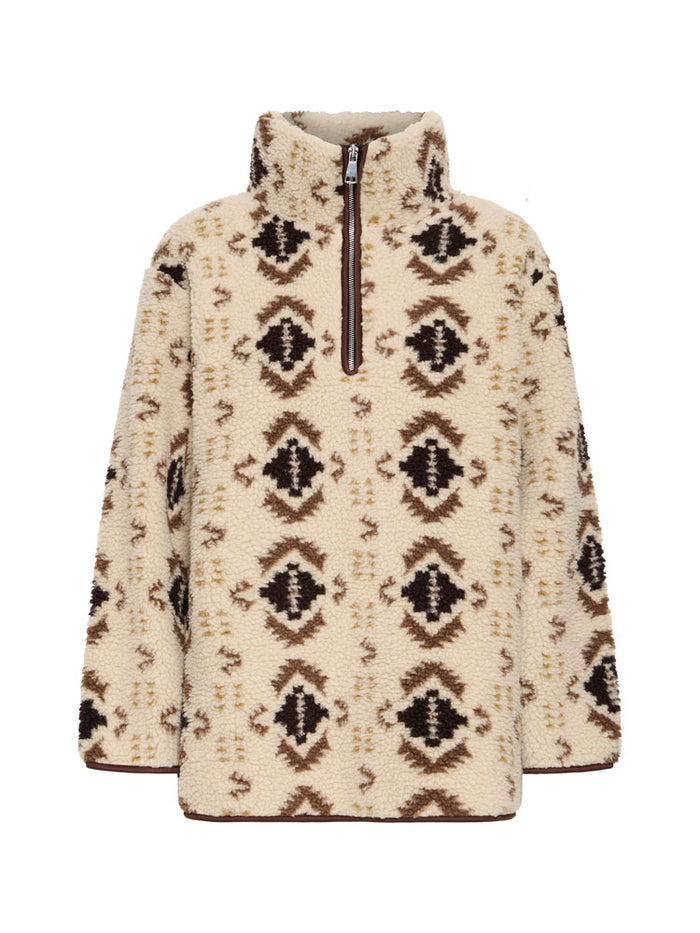 B Young ByCillan Pile Jacket Beige