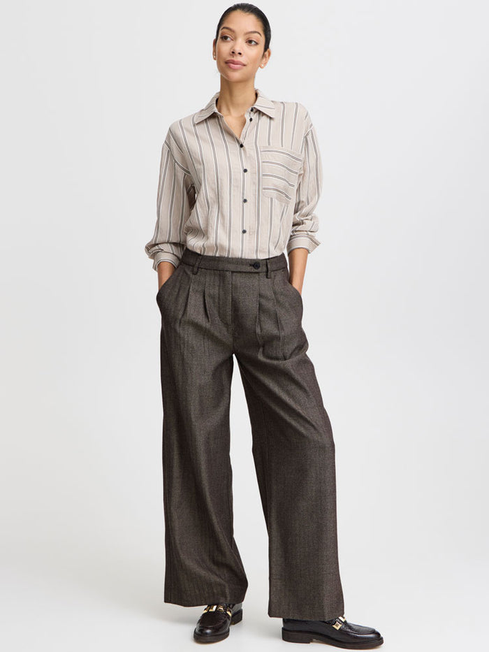 B Young ByDaiko Trousers Black Mix