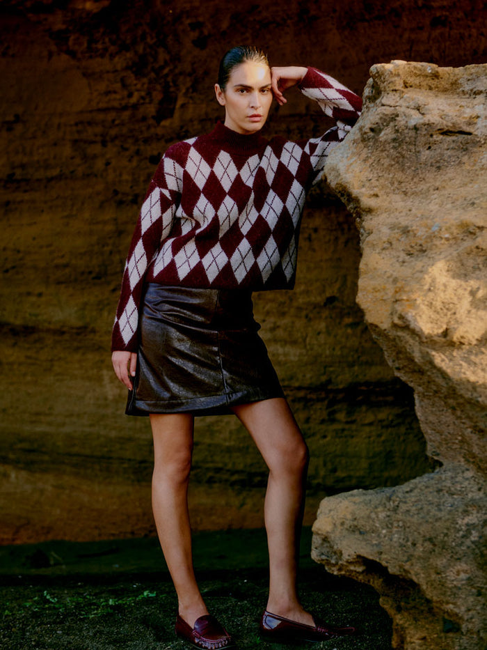 B Young ByDaina Skirt Chocolate