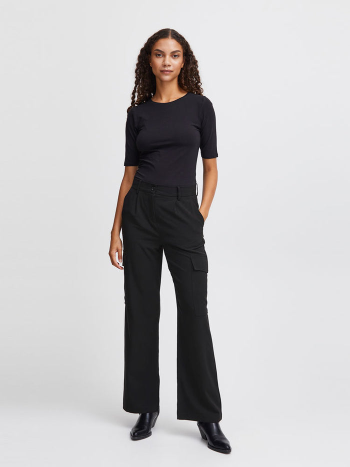 B Young ByDanta Cargo Trousers Black